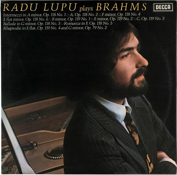 Johannes Brahms, Radu Lupu – Radu Lupu Plays Brahms LP vinyl record, image 1 of 6