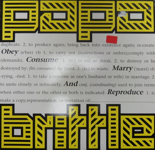 Papa Brittle – Obey, Consume, Marry And Reproduce LP vinyl record, image 1 of 6