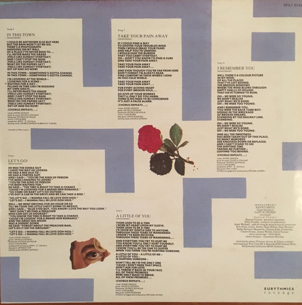 Eurythmics – Revenge LP vinyl record, image 6 of 7