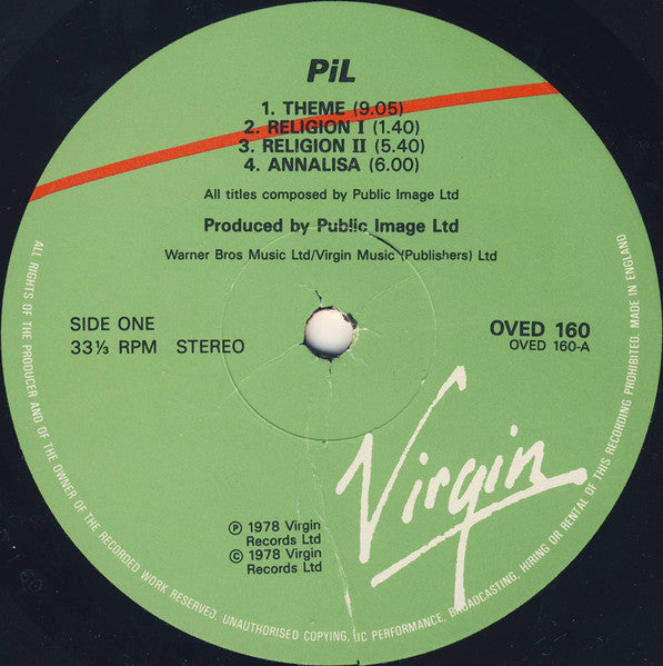 Public Image Limited – Public Image (First Issue) LP vinyl record, image 3 of 4