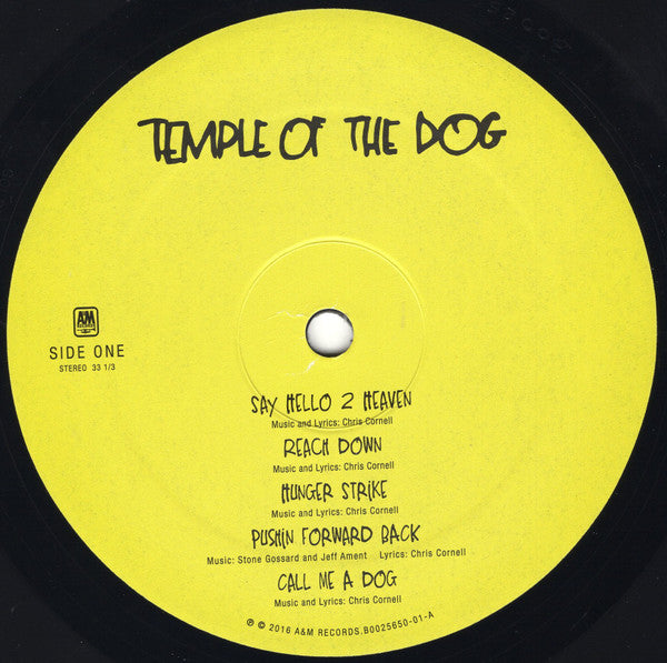 Temple Of The Dog – Temple Of The Dog LP vinyl record, image 3 of 7