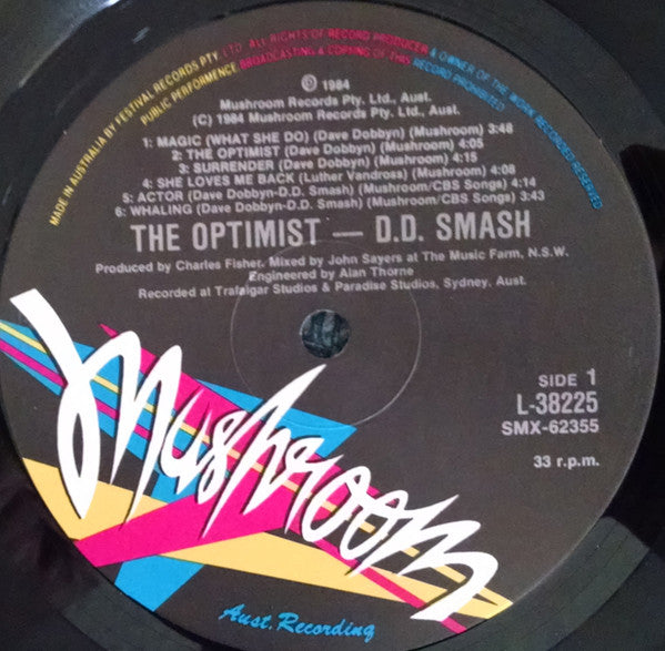 DD Smash – The Optimist LP vinyl record, image 3 of 6