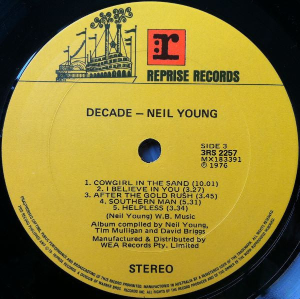 Neil Young – Decade (3xLP) LP vinyl record, image 4 of 10