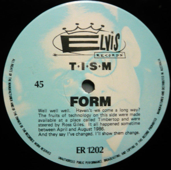 TISM – Form And Meaning Reach Ultimate Communion 12" vinyl record, image 3 of 6