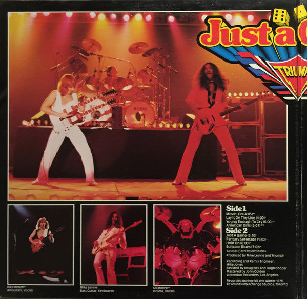Triumph – Just A Game LP vinyl record, image 8 of 9