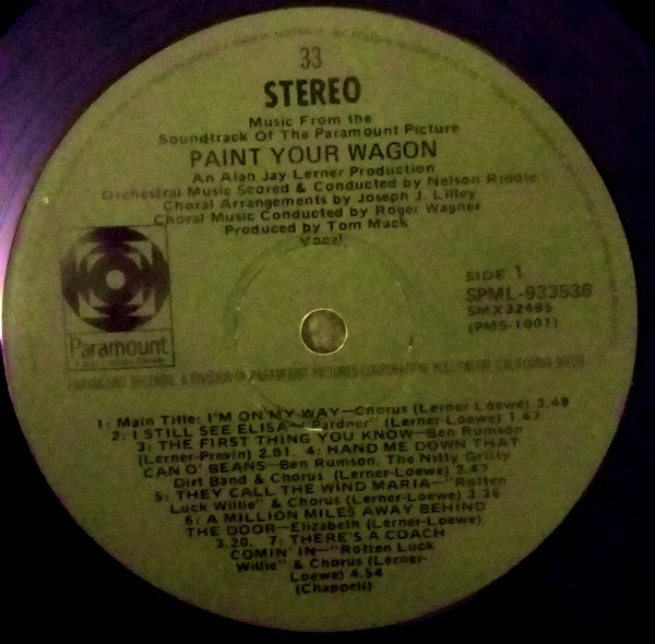 Various – Paint Your Wagon LP vinyl record, image 3 of 5