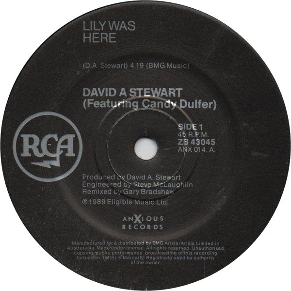 David A. Stewart, Candy Dulfer – Lily Was Here