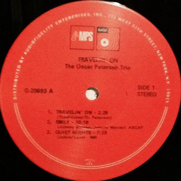 Oscar Peterson – Travelin' On LP vinyl record, image 3 of 4