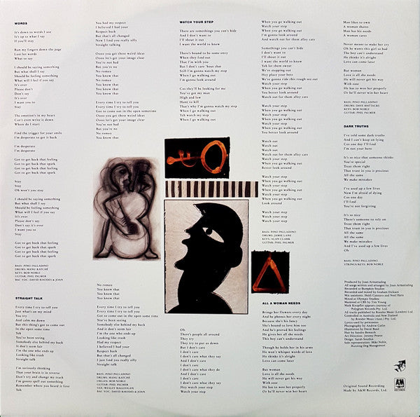 Joan Armatrading – The Shouting Stage LP vinyl record, image 6 of 6
