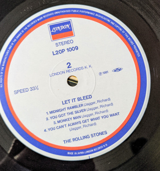 The Rolling Stones – Let It Bleed LP vinyl record, image 4 of 5