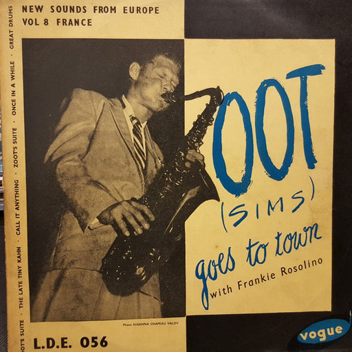 Zoot Sims – Zoot (Sims) Goes To Town 10" vinyl record, image 1 of 4