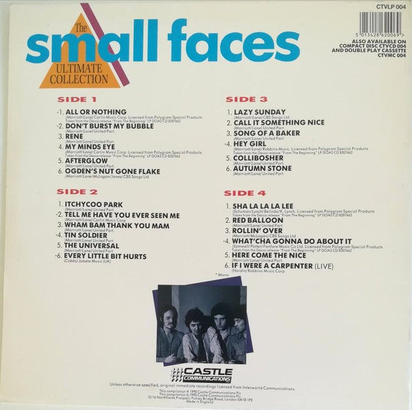 Small Faces – The Ultimate Collection (2xLP) LP vinyl record, image 2 of 10