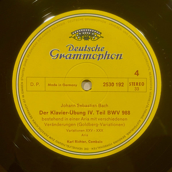 Karl Richter, Johann Sebastian Bach – Goldberg-Variationen (2xLP) LP vinyl record, image 7 of 7