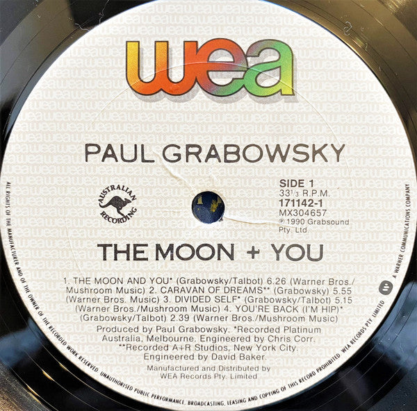 Paul Grabowsky – The Moon + You LP vinyl record, image 3 of 7