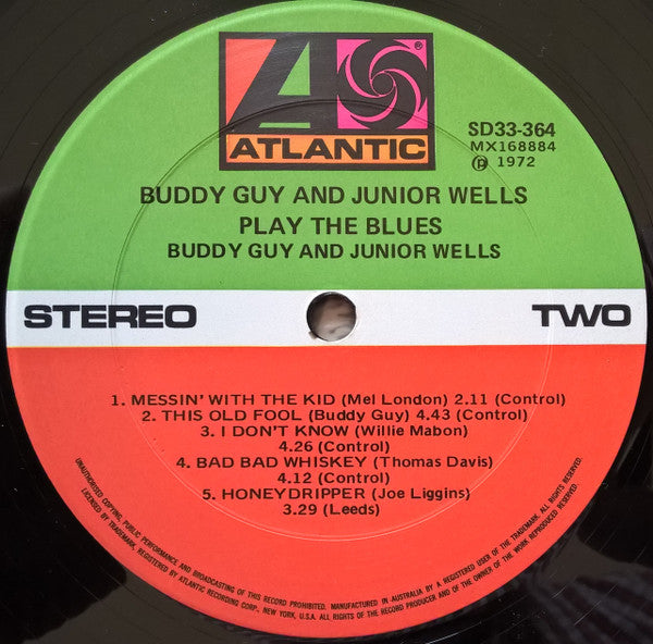Buddy Guy, Junior Wells – Play The Blues LP vinyl record, image 4 of 4