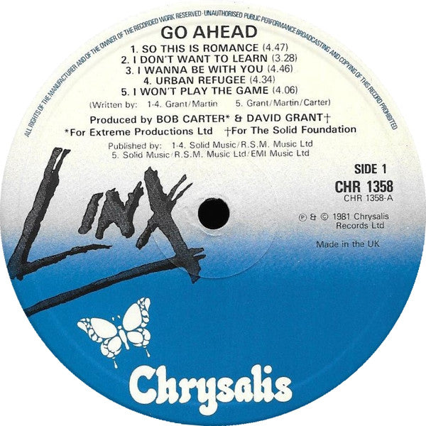 Linx – Go Ahead LP vinyl record, image 3 of 7