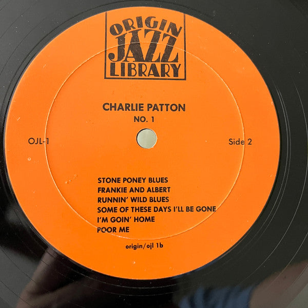 Charley Patton – The Immortal Charlie Patton Number 1 LP vinyl record, image 4 of 4