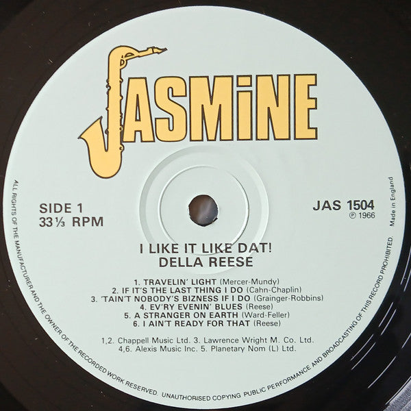 Della Reese – I Like It Like Dat! LP vinyl record, image 3 of 4