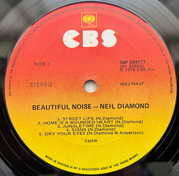 Neil Diamond – Beautiful Noise LP vinyl record, image 6 of 8