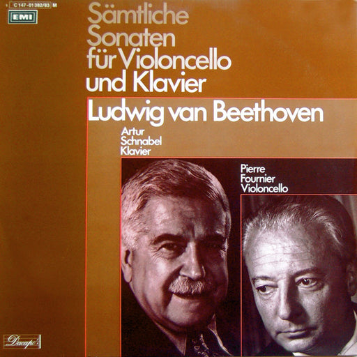 Ludwig van Beethoven, Artur Schnabel, Pierre Fournier – Sämtliche Sonaten Für Violoncello Und Klavier (2xLP)