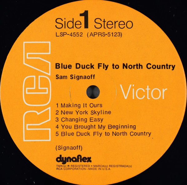 Sam Signaoff – Blue Duck Fly To North Country LP vinyl record, image 3 of 6
