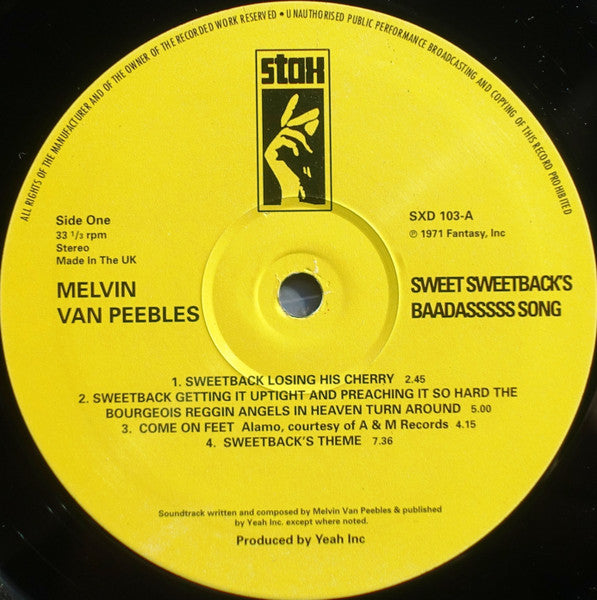 Melvin Van Peebles – Sweet Sweetback's Baadasssss Song (An Opera) LP vinyl record, image 4 of 6