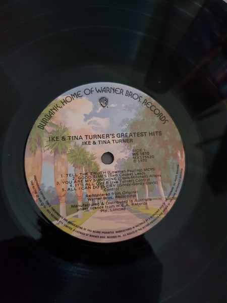 Ike & Tina Turner – Greatest Hits LP vinyl record, image 3 of 3