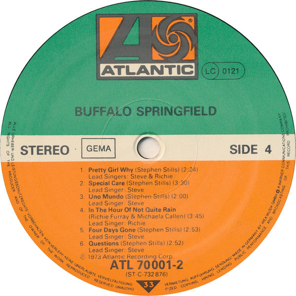 Buffalo Springfield – Buffalo Springfield (2xLP) LP vinyl record, image 8 of 8