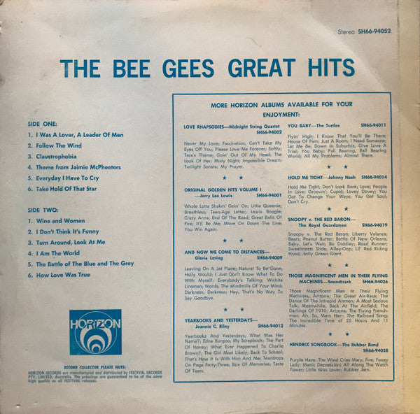 Bee Gees – Great Hits LP vinyl record, image 2 of 4