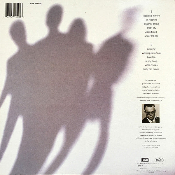 Tin Machine – Tin Machine LP vinyl record, image 3 of 7
