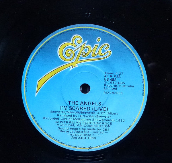The Angels – Poor Baby 7" vinyl record, image 4 of 4