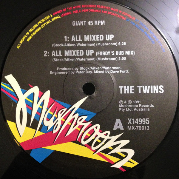 The Twins – All Mixed Up 12" vinyl record, image 4 of 5