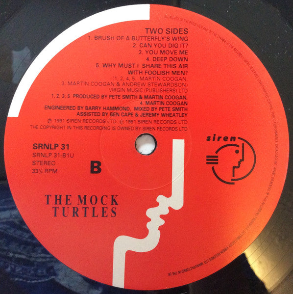 The Mock Turtles – Two Sides LP vinyl record, image 7 of 7