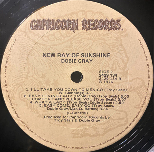 Dobie Gray – New Ray Of Sunshine LP vinyl record, image 7 of 7