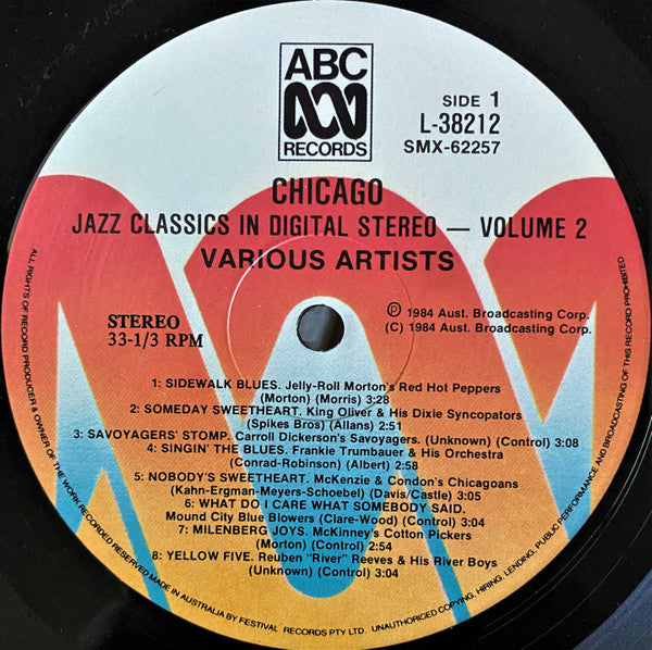 Various – Chicago LP vinyl record, image 6 of 7