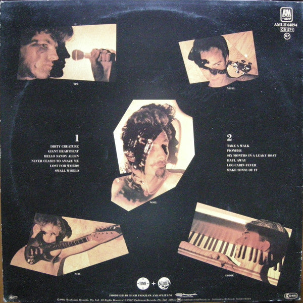Split Enz – Time And Tide LP vinyl record, image 2 of 6