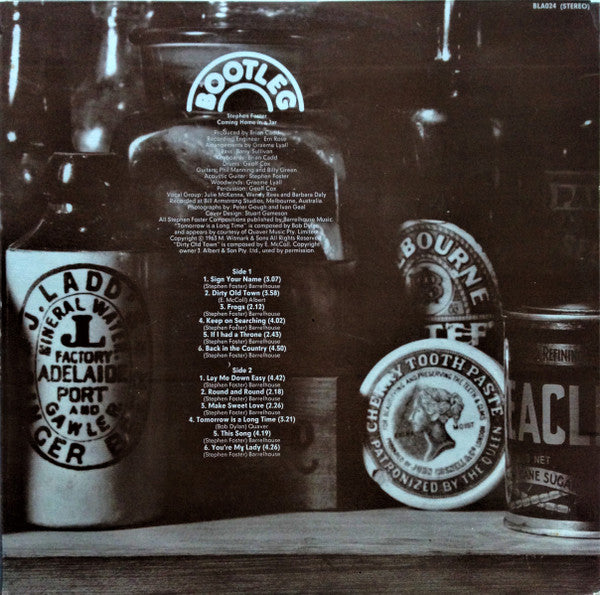 Steve Foster – Coming Home In A Jar LP vinyl record, image 4 of 8