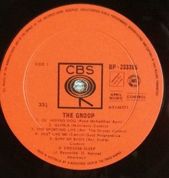 The Groop – The Groop LP vinyl record, image 3 of 3