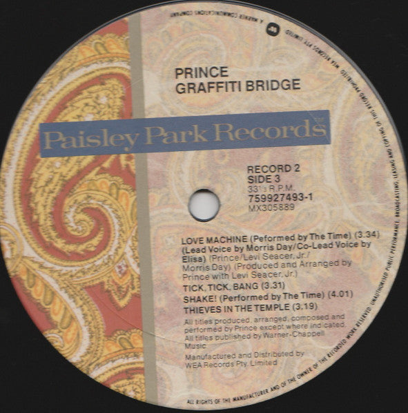 Prince – Graffiti Bridge (2xLP) LP vinyl record, image 5 of 6