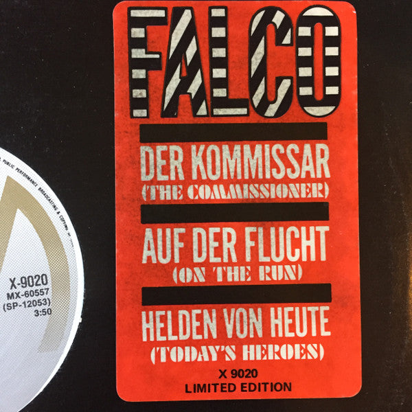 Falco – Der Kommissar = The Commissioner 12" vinyl record, image 2 of 3