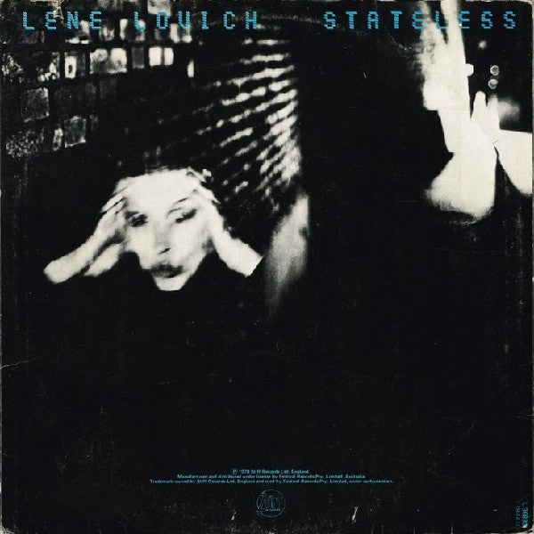 Lene Lovich – Stateless LP vinyl record, image 2 of 6