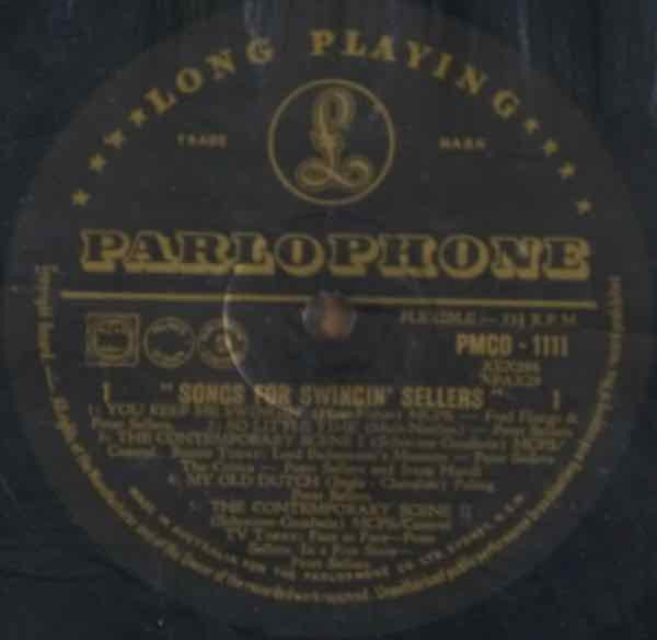 Peter Sellers – Songs For Swingin' Sellers LP vinyl record, image 2 of 6