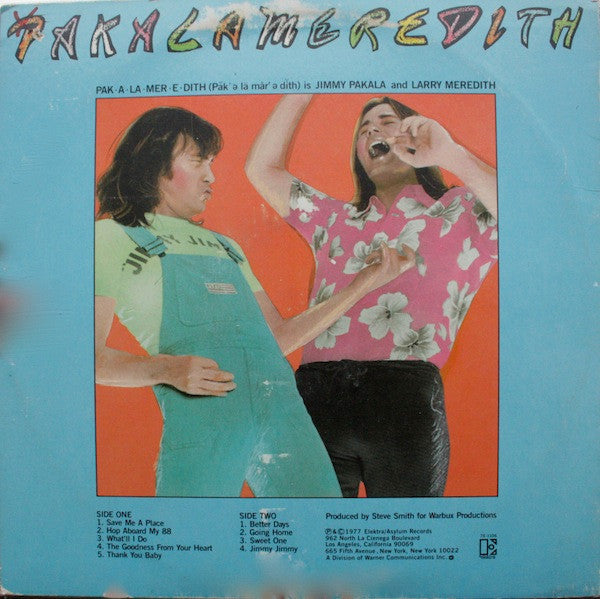 Pakalameredith – Pakalameredith LP vinyl record, image 2 of 6
