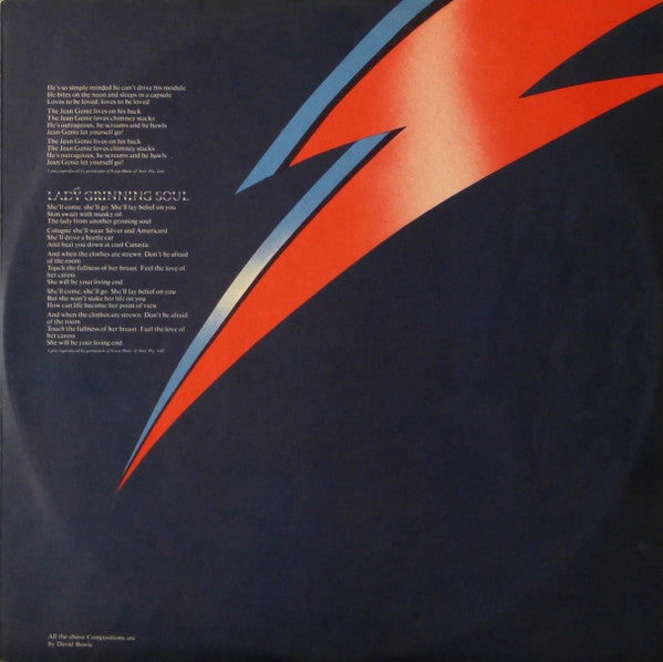 David Bowie – Aladdin Sane LP vinyl record, image 5 of 7