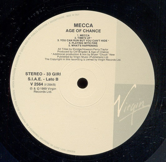 Age Of Chance – Mecca LP vinyl record, image 4 of 4