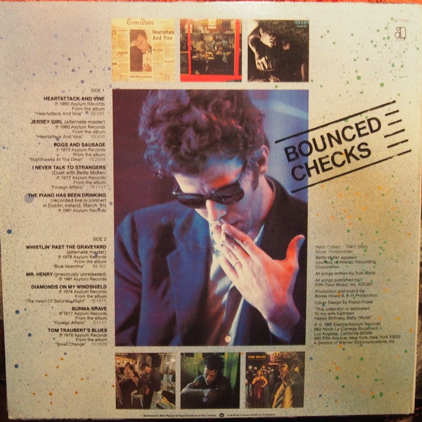 Tom Waits – Bounced Checks LP vinyl record, image 2 of 6