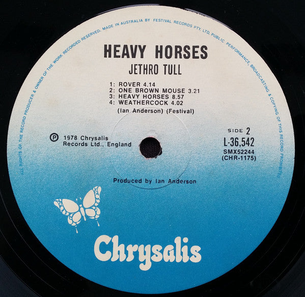 Jethro Tull – Heavy Horses LP vinyl record, image 4 of 6