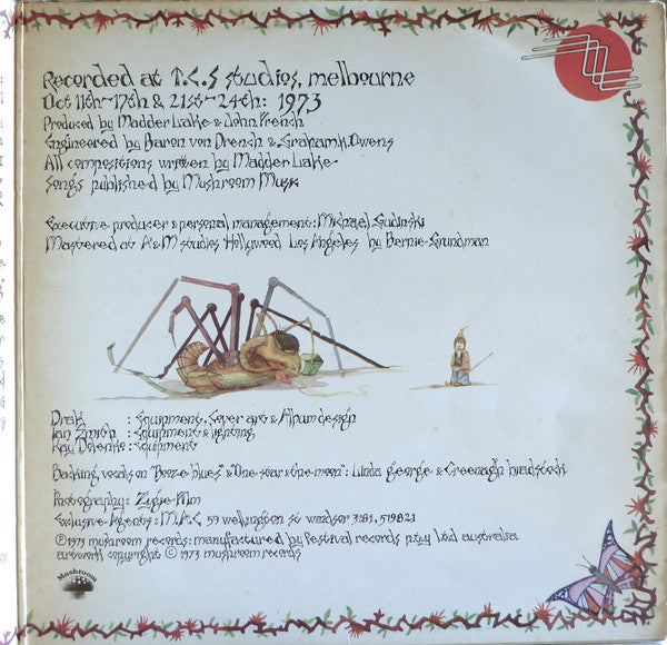 Madder Lake – Butterfly Farm LP vinyl record, image 3 of 10