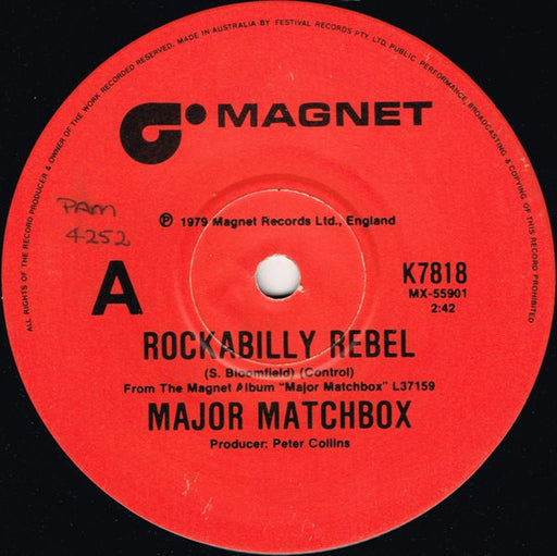 Matchbox – Rockabilly Rebel 7" vinyl record, image 1 of 2