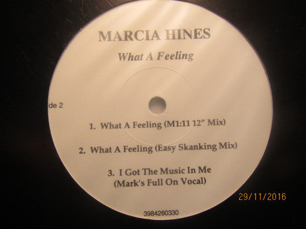 Marcia Hines – What A Feeling 12" vinyl record, image 3 of 3